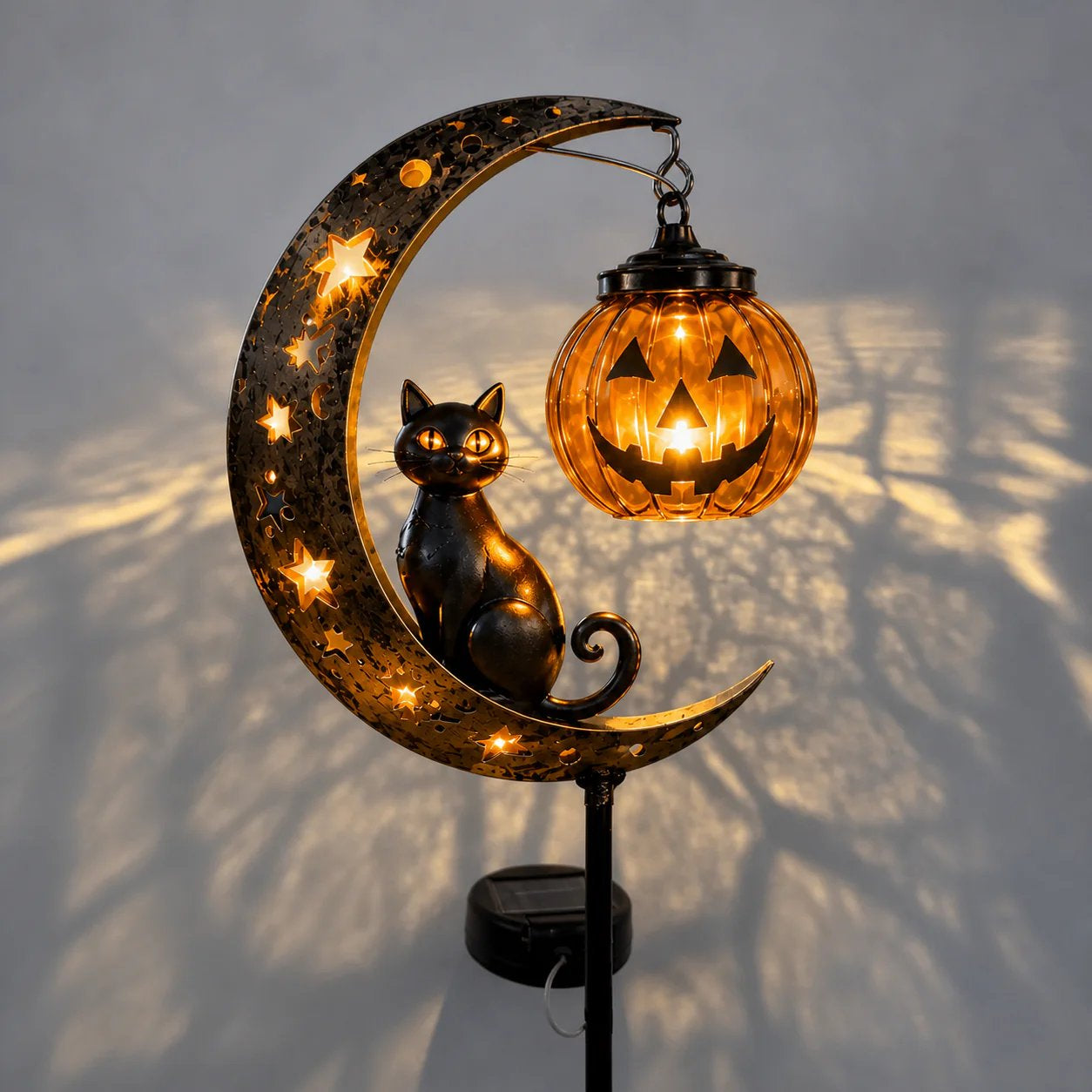 🎃Halloween Early Bird Sale | 49% OFF Pumpkin Moon Garden Stake Light