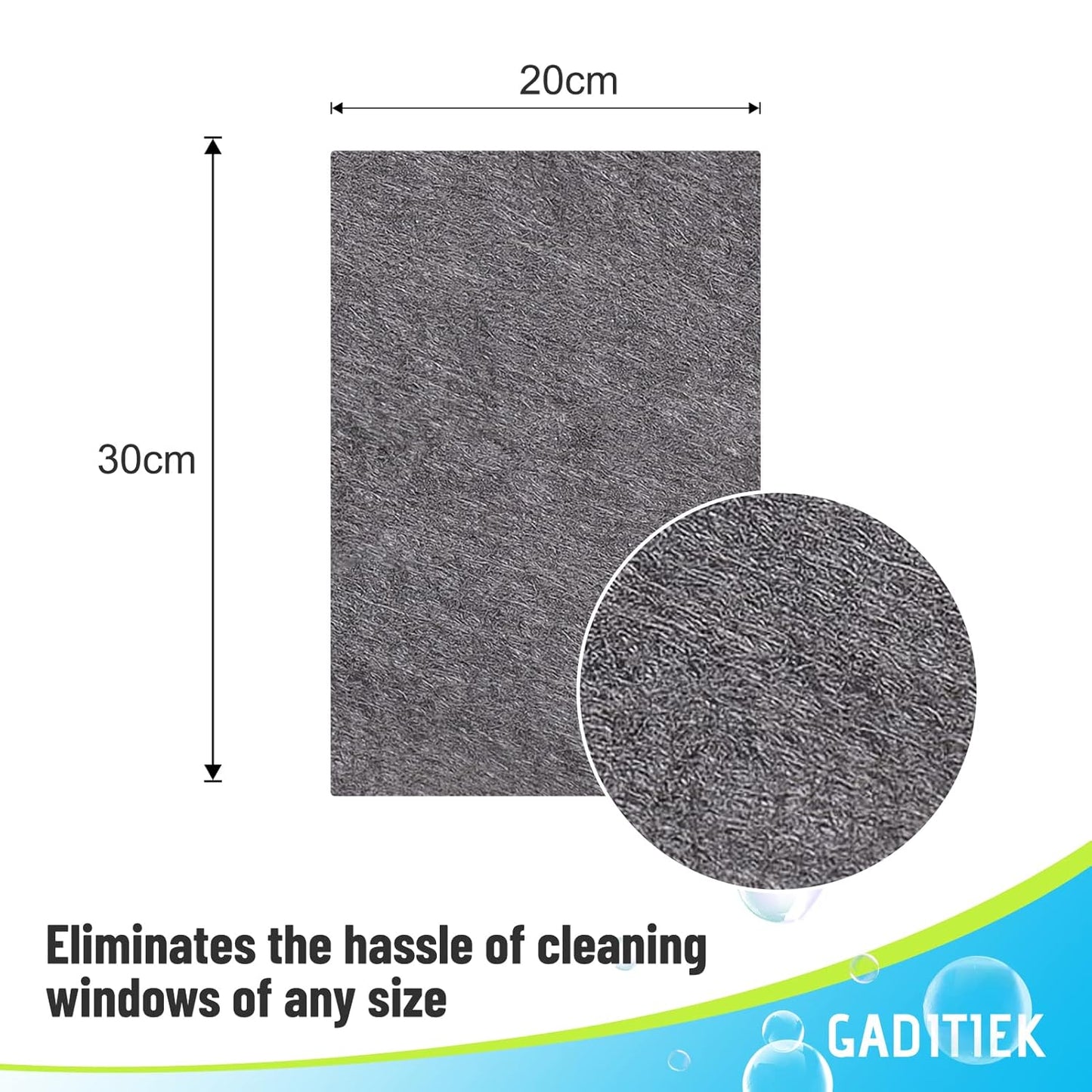 Magic Cleaning Cloth, Reusable, Thickened, Streak-Free Magic Cleaning Wipes