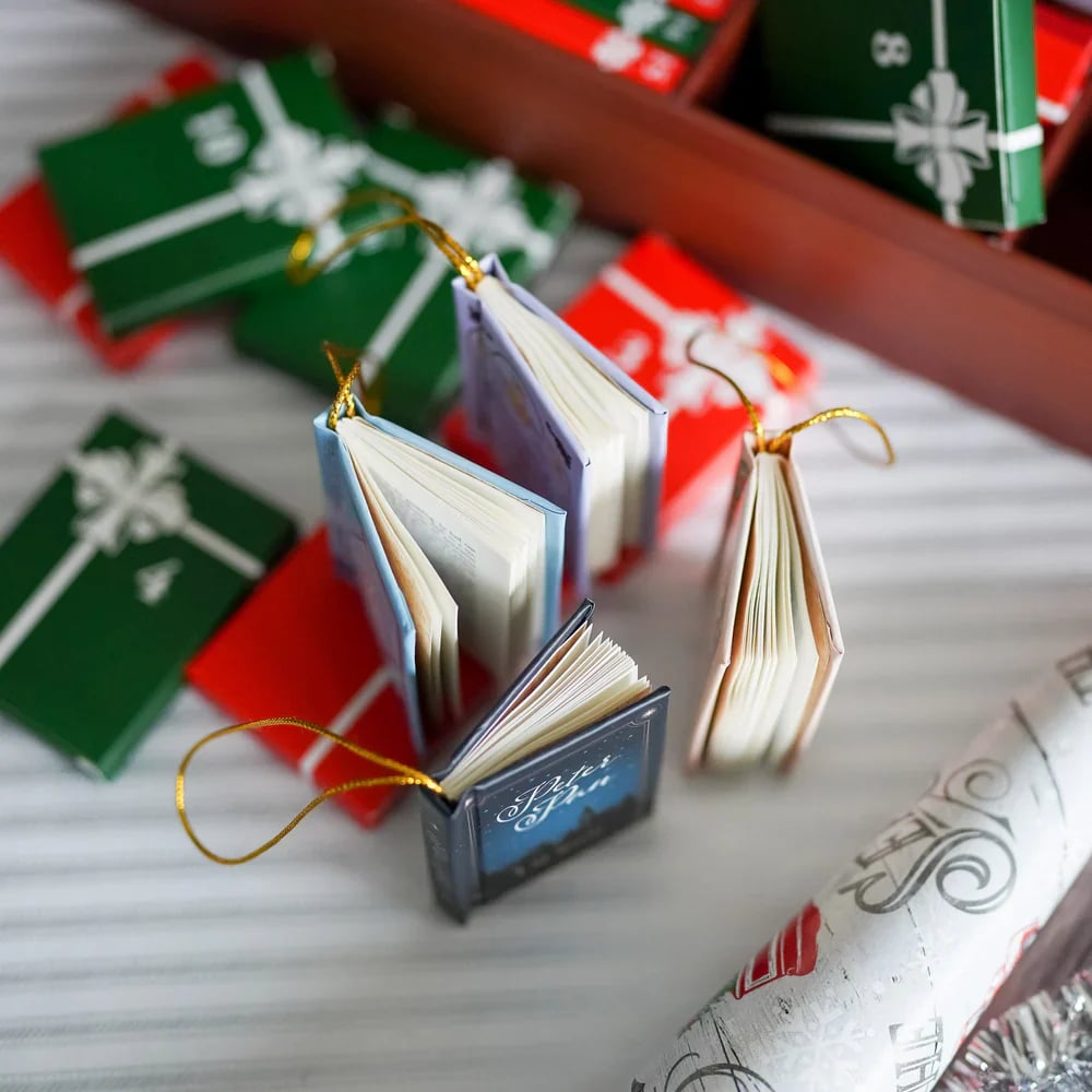 đLast Day 49% Off đMini Book Ornament Advent