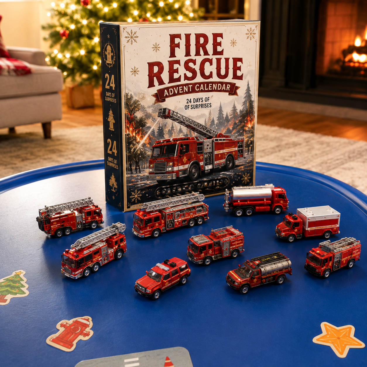 🚜Build the Fleet Collection 24- Day Vehicle Advent Calendar Series |✨A New Adventure Every Morning