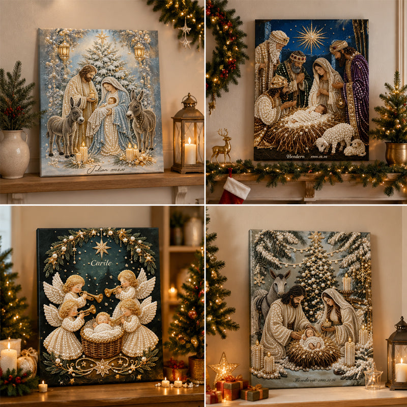 🎄LAST DAY 49% OFF-🌟Nativity Scene Diamond Painting Kit