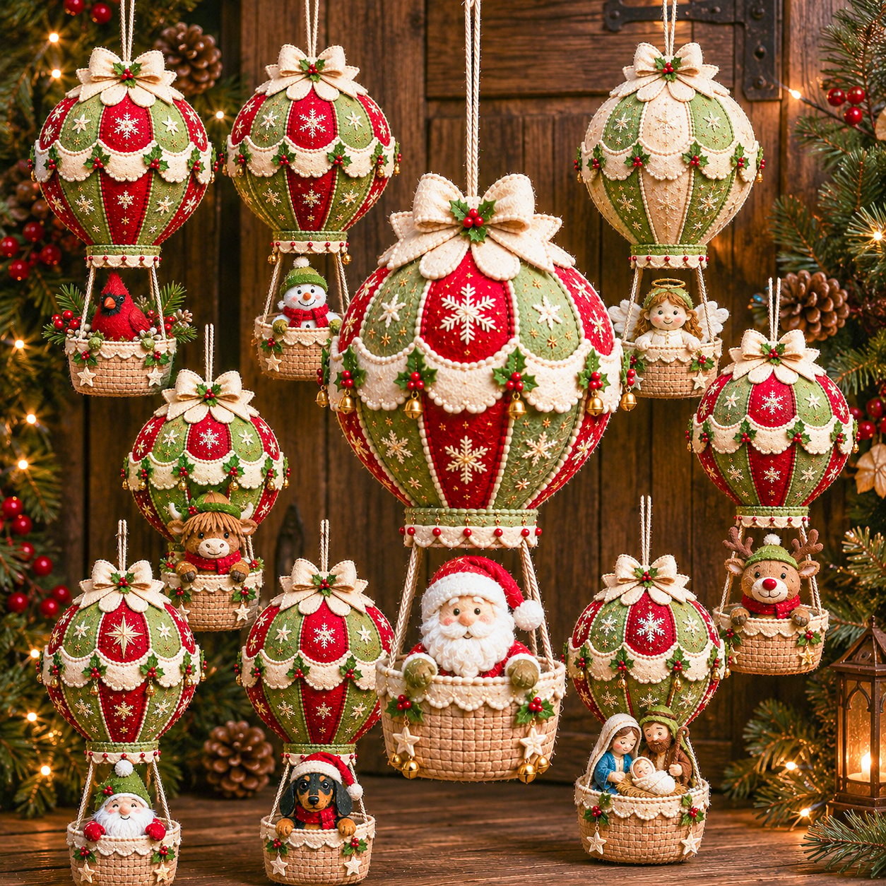 🎈LAST DAY 49% OFF - 🎈Christmas Hot Air Balloon Hanging DIY Kit