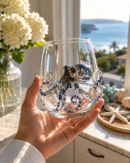 Last Day Promotion: The Perfect Beach House Gift 3d Ocean Animal Artisan Glassware