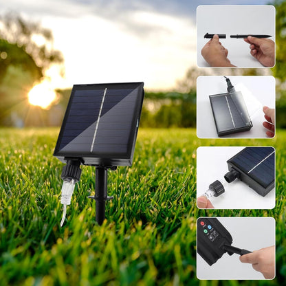 4-Pack Solar Fireworks Lights - 480 LEDS
