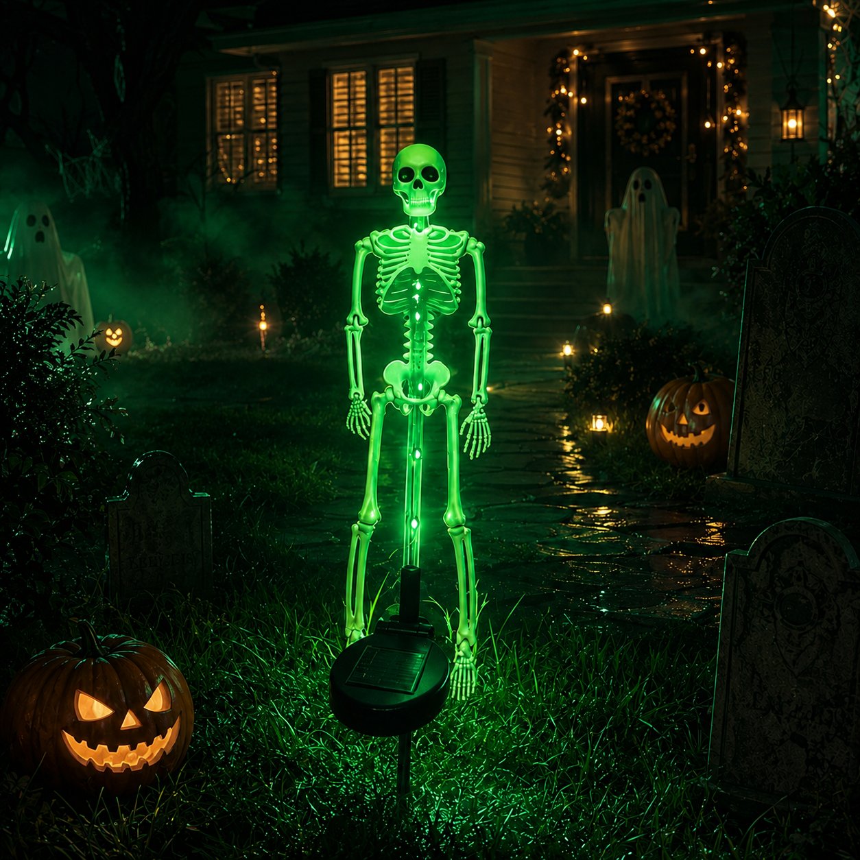 💥LAST DAY 50% OFF🔥💀Solar Skeleton Yard Stake