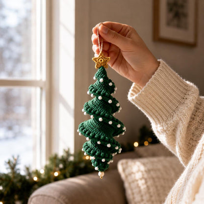 🔥Last Day 49% OFF✨Crochet Snowman Spiral Ornament DIY Kit