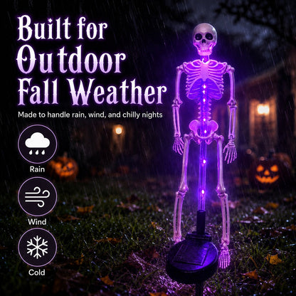 💥LAST DAY 50% OFF🔥💀Solar Skeleton Yard Stake