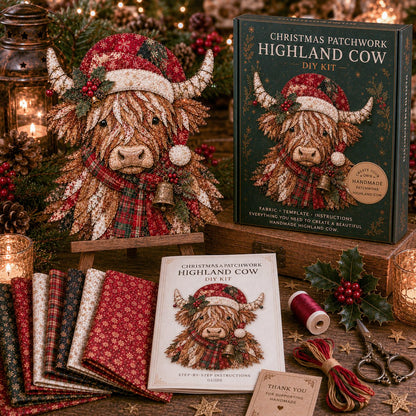 🔥LAST DAY 49% OFF - 🎅Christmas Patchwork Fabric DIY Decor Kit