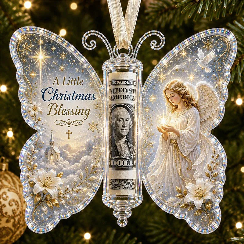 🦋Butterfly Christmas Money Gift Ornament 🎄✨