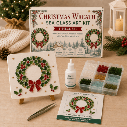🎅🎄 Create your own magical Christmas sea glass art 🦌✨(🔥🔥🔥50% Off)