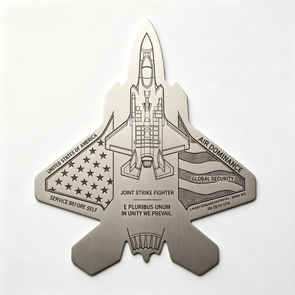 ✈️35th Anniversary Fighter Collector's Medallion - Limited Edition Metal Art