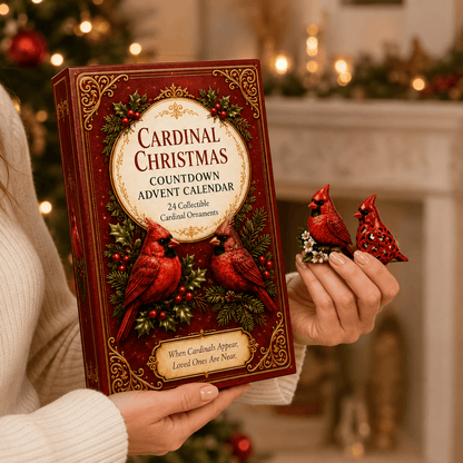 Last 50 pcs ⏰ High- quality model ✨ Cardinal Christmas 24-Day Countdown Calendar - Limited Anniversary Edition