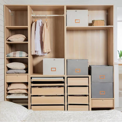 ⏰🔥LIMITED TIME 50%OFF! 👟Fabric Shoe Organizer Storage Box - Foldable, Large Capacity, Dustproof & Breathable for Closet & Bedroom🧺✨