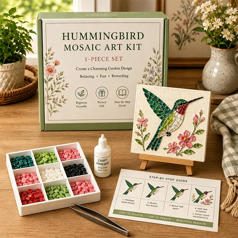Watering Can Mosaic Sea glass Art Kit