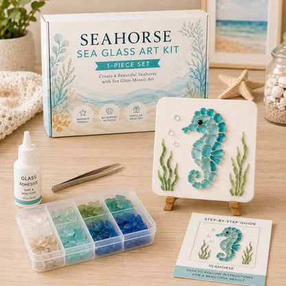 🌊✨ Ocean-Themed Art DIY Kit – Create a Stunning Mosaic Masterpiece