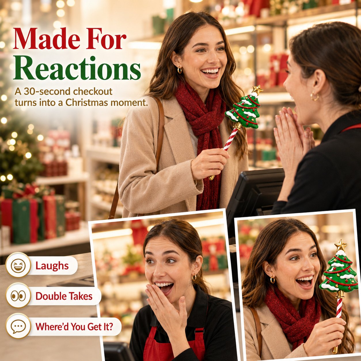 ✨🎄 Christmas Payment Wand – Turn Every Tap Into Holiday Magic