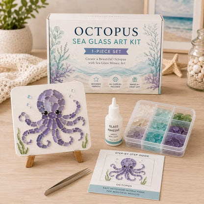 🌊✨ Ocean-Themed Art DIY Kit – Create a Stunning Mosaic Masterpiece