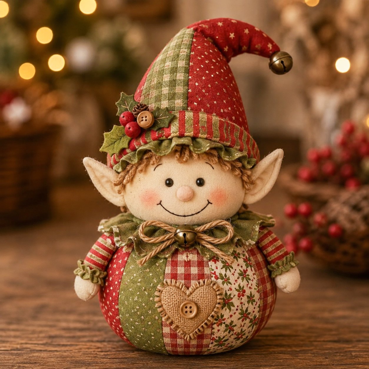 🔥Last Day 49% OFF -🎄🎅 Patchwork Fabric Doll DIY Kit
