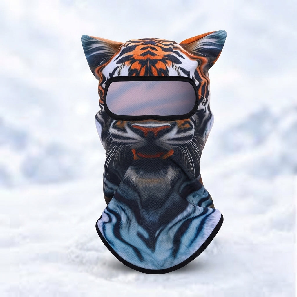 🔥3D Cat Ski Mask with Ears Funny Windproof Balaclava for Skiing & Festivals