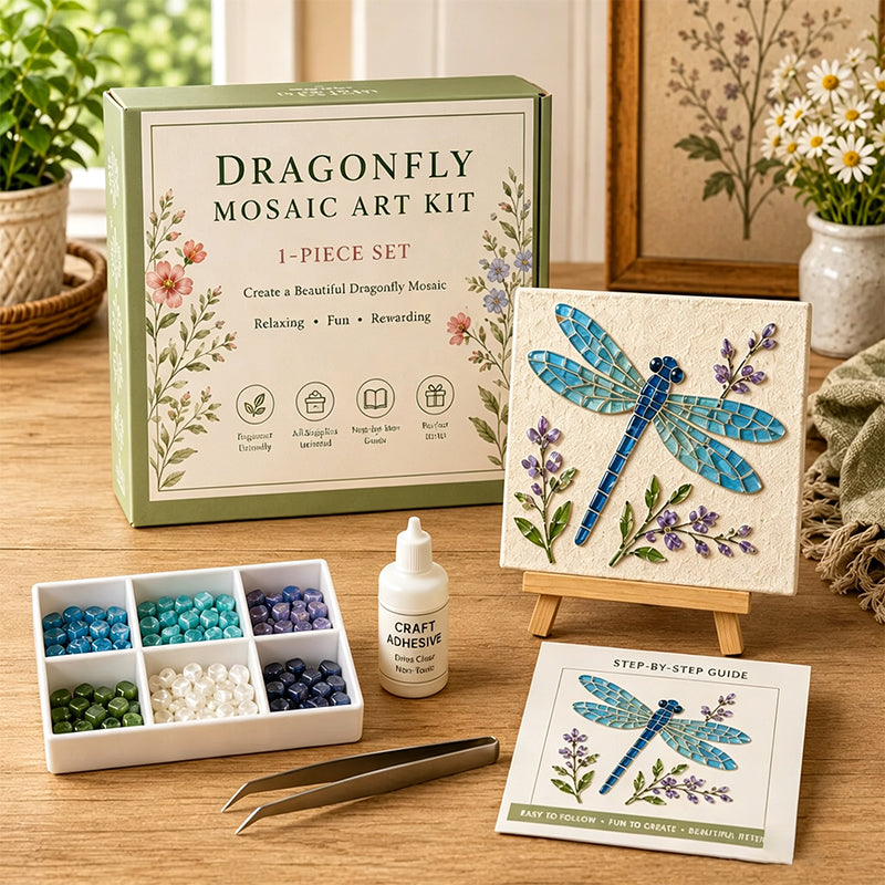 Watering Can Mosaic Sea glass Art Kit