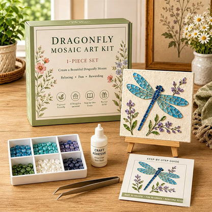 Watering Can Mosaic Sea glass Art Kit