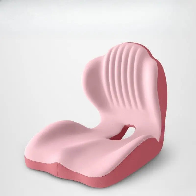 Ergonomic Memory Foam Seat Cushion with Lumbar & Back Support, Relieves Back Pain,Reduces Pressure