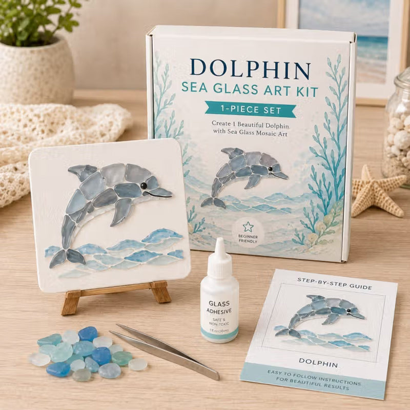 🌊✨ Ocean-Themed Art DIY Kit – Create a Stunning Mosaic Masterpiece