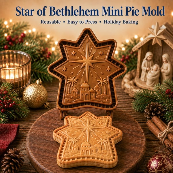✝️Faith & Nativity Christmas Mini Pie Mold Collection🥧✨