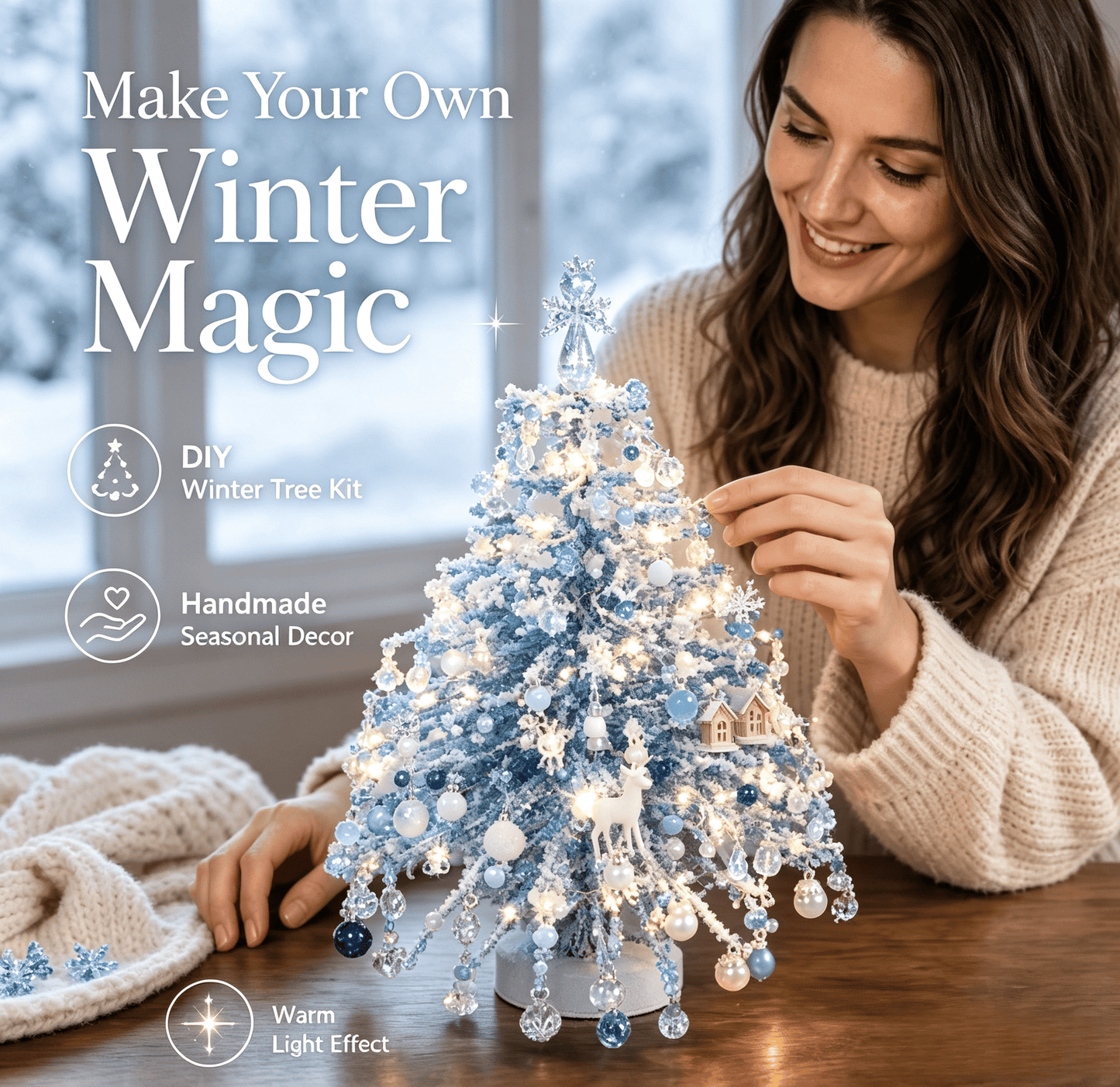 🎄🔥 Last Day 49% OFF✨DIY Beaded Christmas Tree Kit🎅