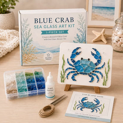🌊✨ Ocean-Themed Art DIY Kit – Create a Stunning Mosaic Masterpiece