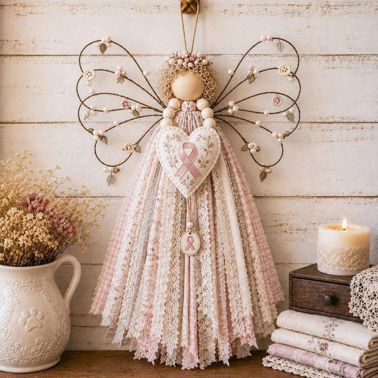 🔥HOT SALE - Angel Fabric Hanging DlY Kit