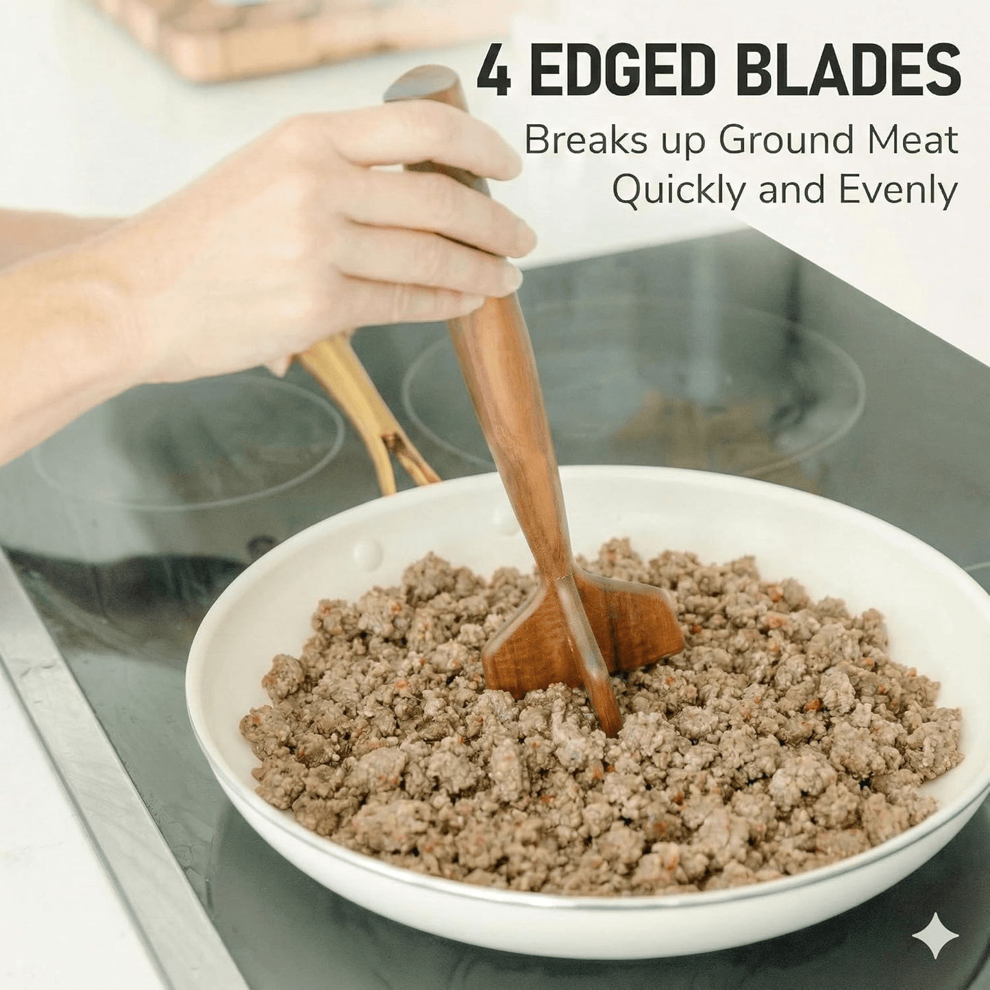 Last Day 49% OFF Teak Wooden Meat Chopper