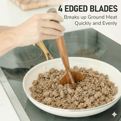 Last Day 49% OFF Teak Wooden Meat Chopper