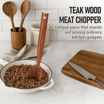 Last Day 49% OFF Teak Wooden Meat Chopper
