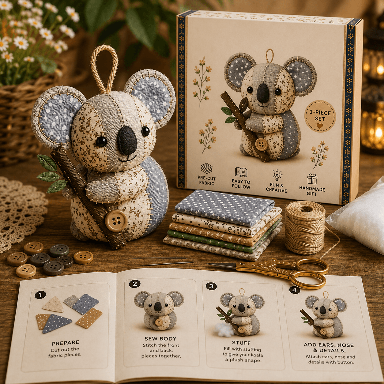 🔥Last Day 49% OFF- DIY Animal Sewing Kit