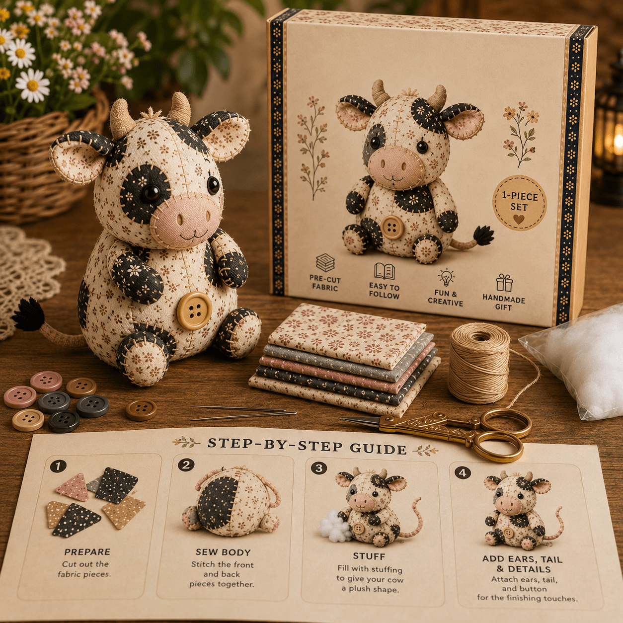 🔥Last Day 49% OFF- DIY Animal Sewing Kit