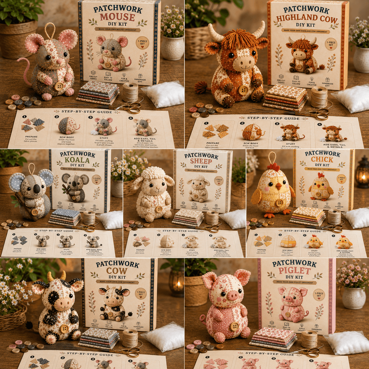 🔥Last Day 49% OFF- DIY Animal Sewing Kit