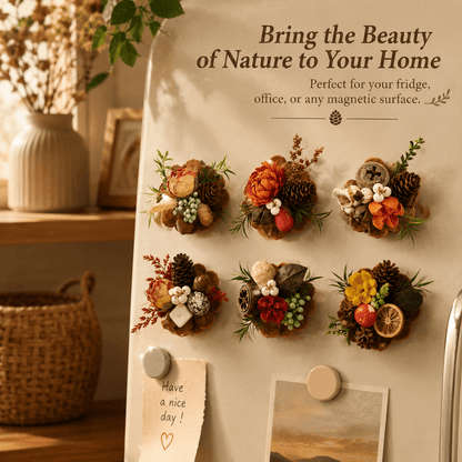 🔥Last Day 49% OFF-Magnetic Fridge Magnets Made of Natural Plant Pinecones