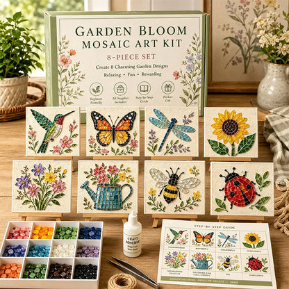 Watering Can Mosaic Sea glass Art Kit