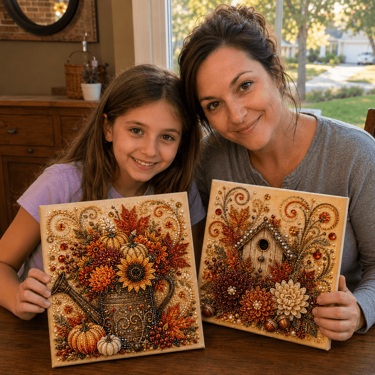 🔥 Last Day 49% OFF - 🍂💎 Autumn Pearl Painting Kit – Relaxing DIY Craft to Create Sparkling Fall Artwork 🖌️