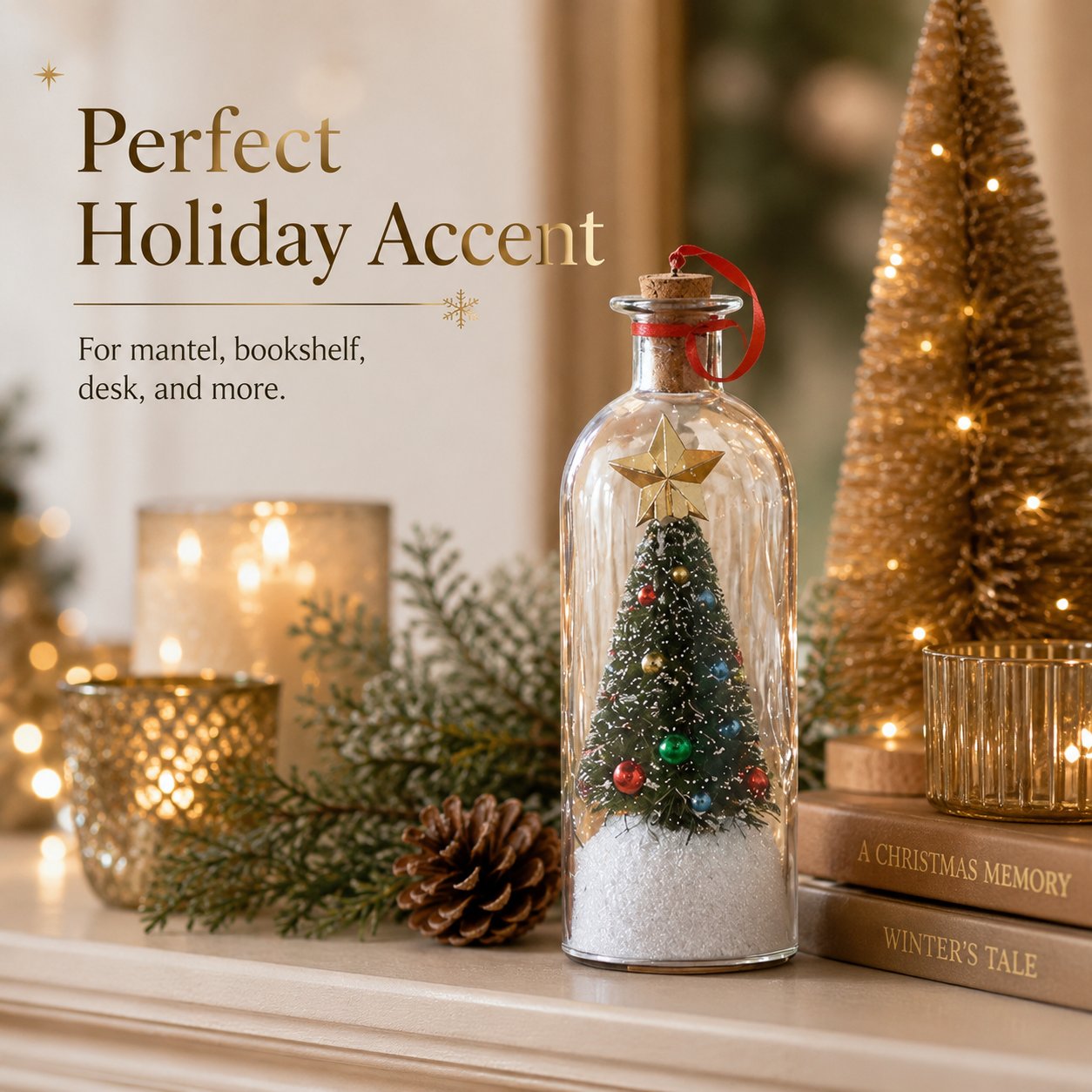 🎅🎄A Christmas Sale -Recordable Christmas Tree Message In A Bottle