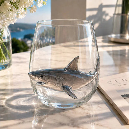 Last Day Promotion: The Perfect Beach House Gift 3d Ocean Animal Artisan Glassware