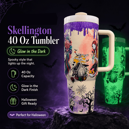 💀Last Day 50% OFF - 🎃 Halloween Special edition skeleton Tumbler For Tiktok