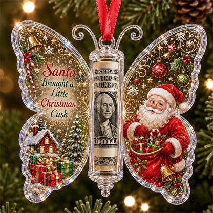 🦋Butterfly Christmas Money Gift Ornament 🎄✨