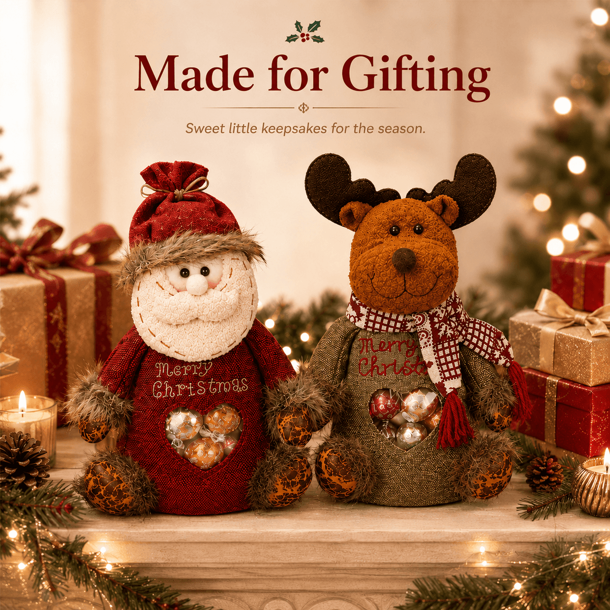 🎉 Last Day Promotion 49% OFF 🎉Christmas Gift Bags Zipper Design