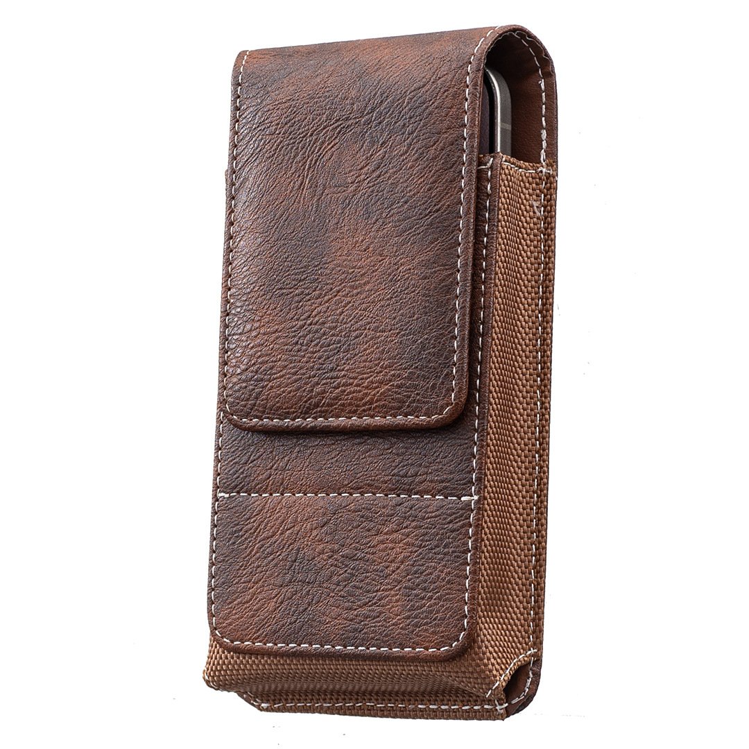 ⚡Big Discount | Waist Belt Cell Phone Pouch 📱 Multi-Pocket Leather Holster with Card Holder