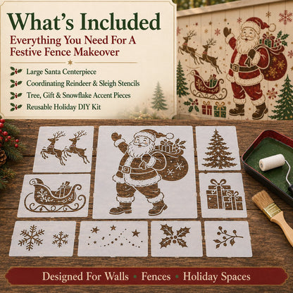 💥 LAST DAY 49% OFF – 🌿 Garden Wall Stencil™ Collection | 9 Reusable Mural Designs for Walls, Fences, Porches & Creative Outdoor Makeovers 🎨✨