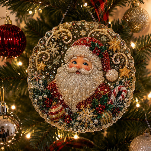 🎄LAST DAY 49% OFF —✨Christmas Pearl Diamond Art Hanging Ornament Kit🎅💎
