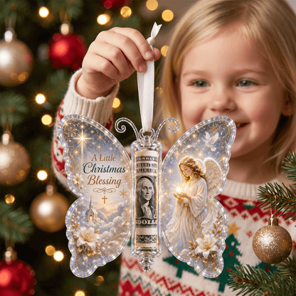 🦋Butterfly Christmas Money Gift Ornament 🎄✨