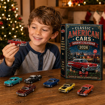 🔥😍 2026 Vehicle Advent Calendar Collection – 24 Days of Classic Machines, Trucks🎄